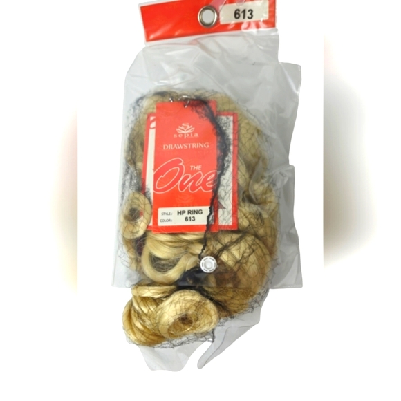 *H25903 Sepia Curly Blonde Ponytail - Picture 7 of 11